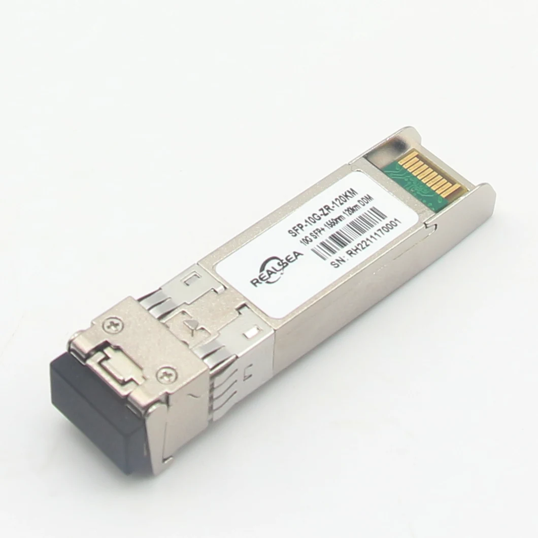 Compatible DELL Alcatel Mikrotik Single Mode SFP+ 10g 120km 1550nm Sm SFP Module Optical Transceiver