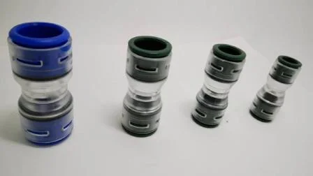 Mini Fiber Optic Cable Couplings Micro Duct Connector HDPE Air Blow Fiber Straight Gasblock Microduct Connector