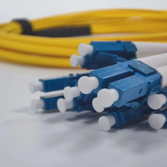 Connector Fiber Single Mode MPO/MTP to 6LC Duplex Cable Fiber Optic Patch Cord Customized 20% off