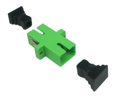 LC APC Simplex Fiber Adapter LC Upc APC Sm Dx Green Coupler Optic Fiber Adapter Fiber Optical Adapter