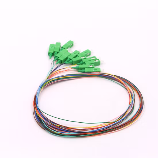 China 2/4/6/8/12/16/24 Core MPO/MTP LC/Sc/St/FC/Mu Connector FTTH Indoor Outdoor Armoured Drop LSZH PVC Fiber Optic Optical Pigtail Cable Patch Cord Jumper