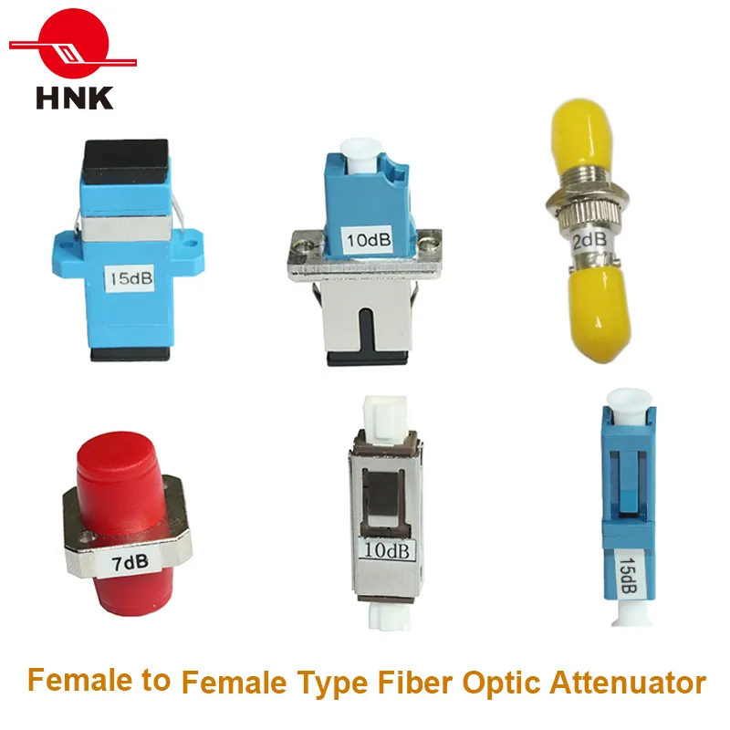 FC/PC Singlemode Female to Female Fix Fiber Optic Attenuator
